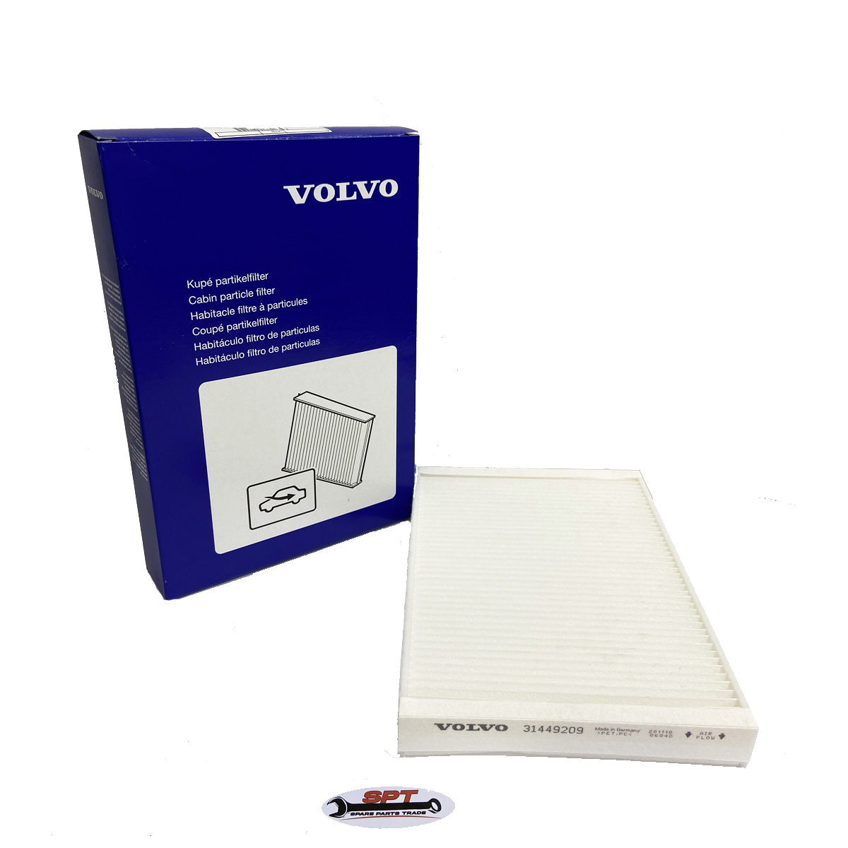 31449209-124-Filtro-Polen-S60.jpg FILTRO POLEN - VOLVO XC60/S60/V60/V40 MOTOR D4 VOLVO - Imagen 1