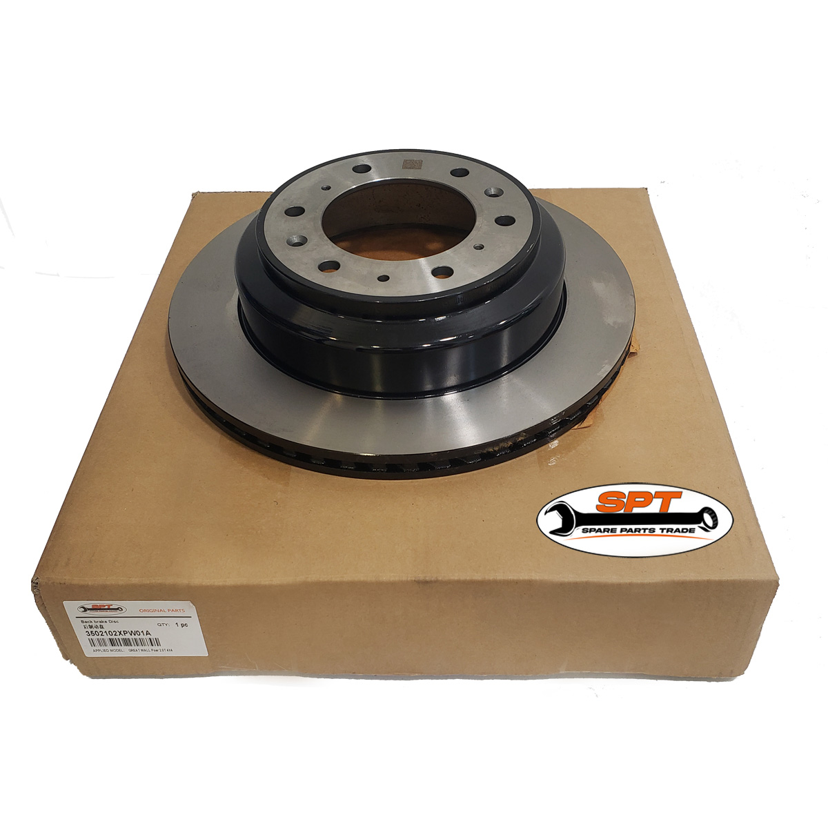 3502102XPW01A-Disco-Freno-Tras-Poer.jpg Disco de Freno Trasero - Great Wall Poer 2.0T - Imagen 1